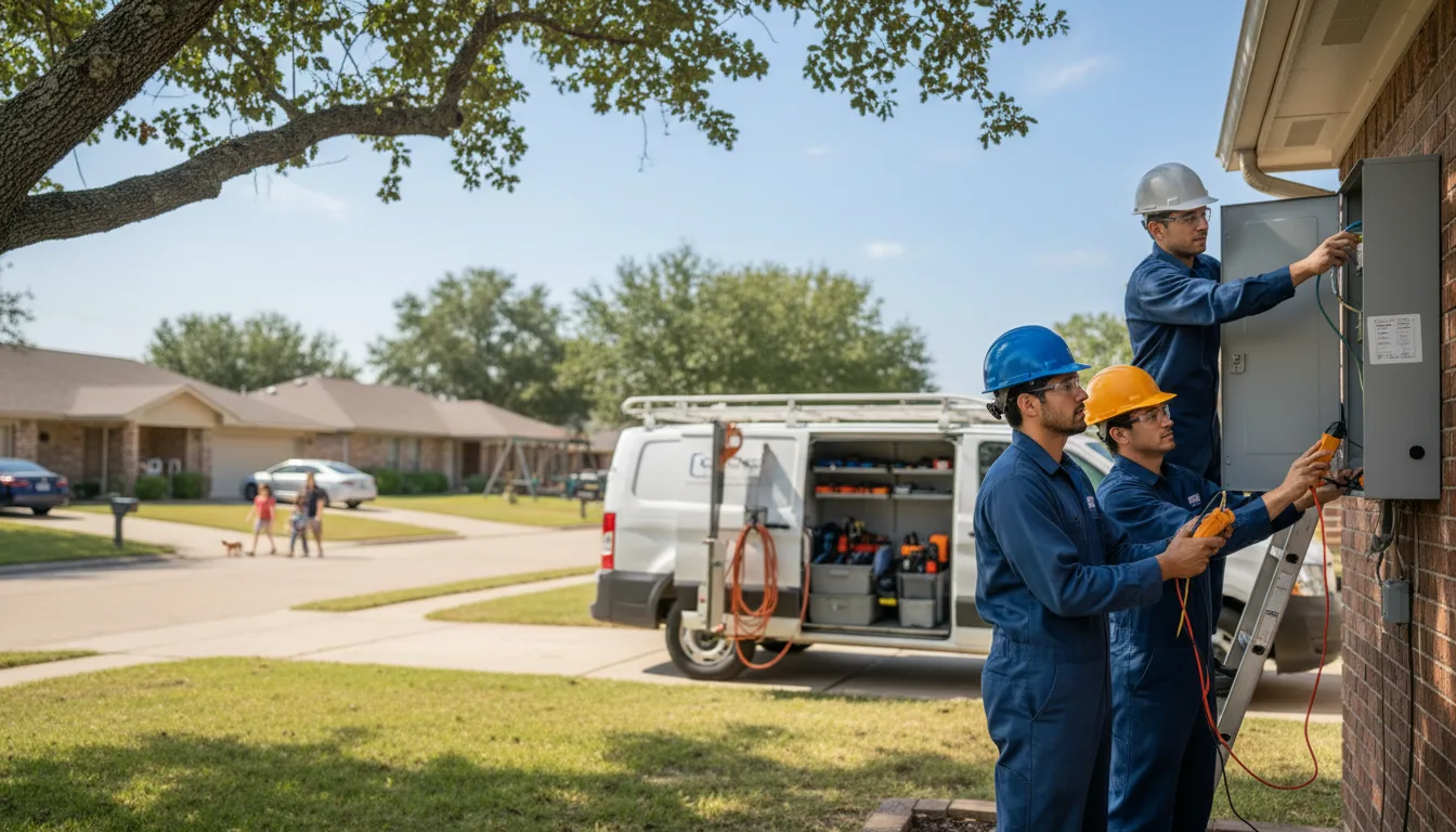 Certified electrician providing emergency electrical services in Oakfield, GA